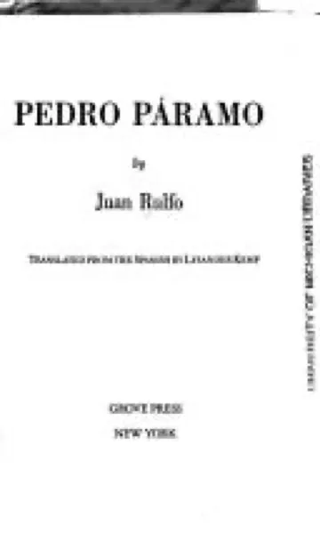 Juan Rulfo — Pedro Páramo (1955)