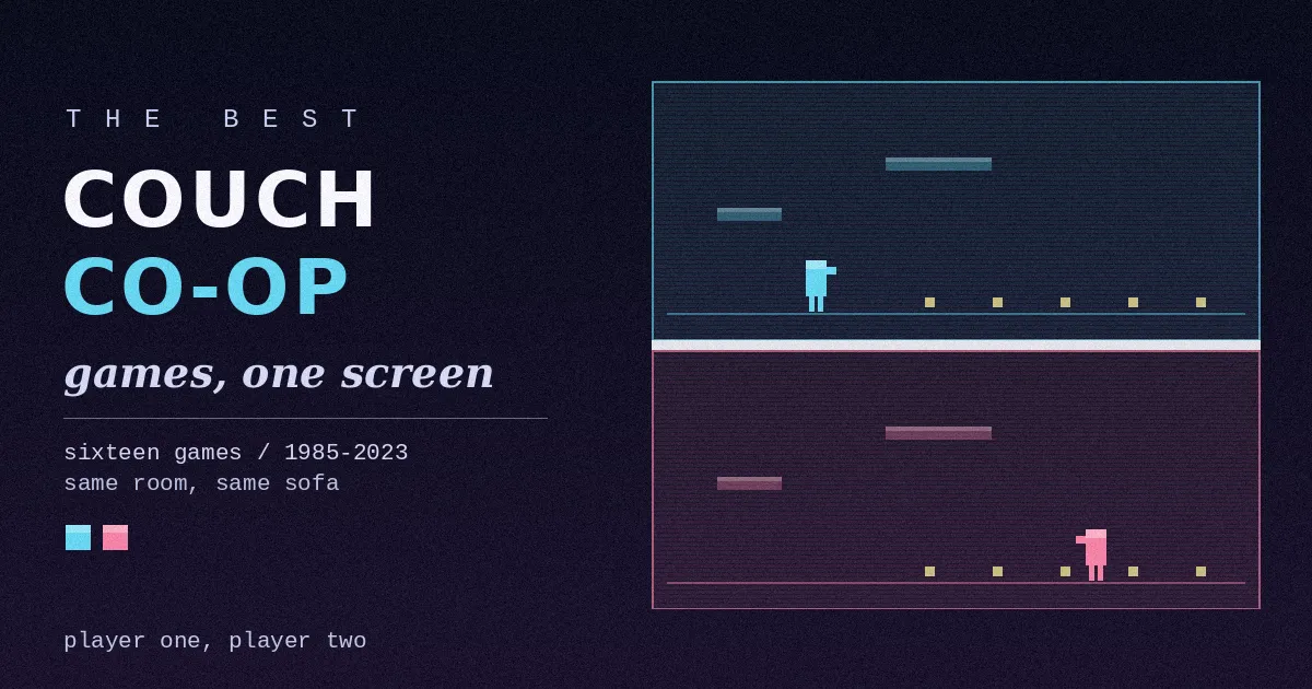 The Best Couch Co-op Games