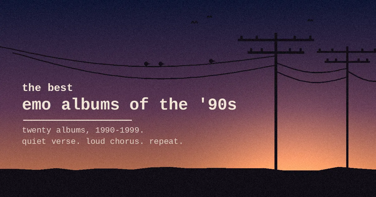 The Best Emo Albums of the '90s
