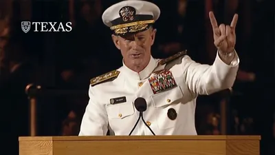 Admiral William H. McRaven at UT Austin, 2014