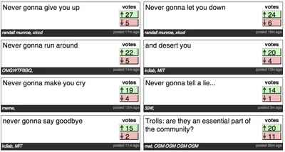 Rickrolling